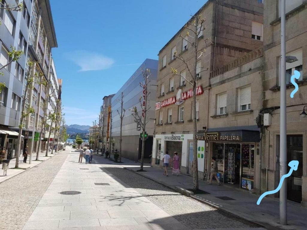 Apartamento Baiona Centro Al Lado Parador Y Playa Buitenkant foto