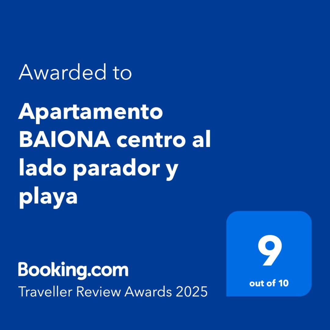 Apartamento Baiona Centro Al Lado Parador Y Playa Buitenkant foto